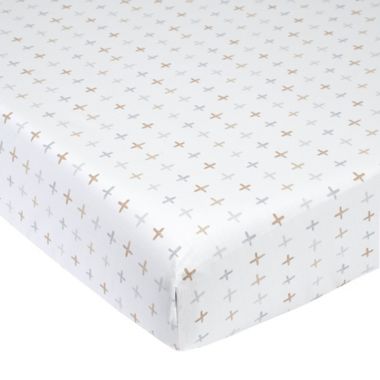 just born&reg; Dream Ombre Crib Bedding Set in Grey. View a larger version of this product image.