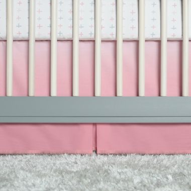 just born&reg; Dream Ombre Crib Bedding Set in Pink. View a larger version of this product image.