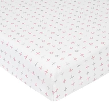 just born&reg; Dream Ombre Crib Bedding Set in Pink. View a larger version of this product image.