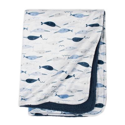 narwhal baby blanket
