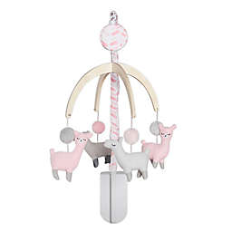 just born® Dream Ombre Llama Mobile in Pink