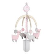 just born&reg; Dream Ombre Llama Mobile in Pink