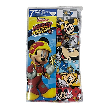 Disney&reg; Junior Size 2-3T 7-Pack Mickey and the Roadster Racers Underwear Briefs. View a larger version of this product image.