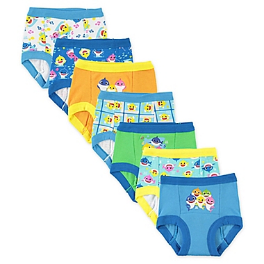 Pink Fong Size 2T 7-Pack Baby Shark Toddler Training Pants. View a larger version of this product image.