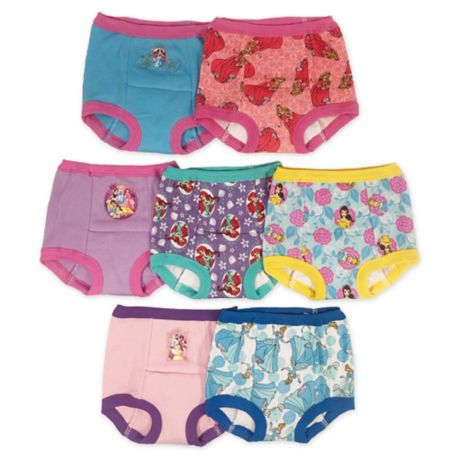 Disney® Princess 7-Pack Training Pants with Potty Chart | buybuy BABY