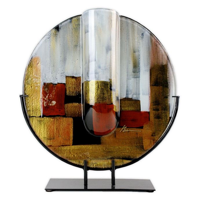 Jasmine Art Glass 18Inch Round Bud Vase Bed Bath & Beyond