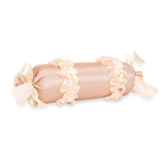 Glenna Jean Ribbons & Roses Roll Pillow Bed Bath and Beyond Canada