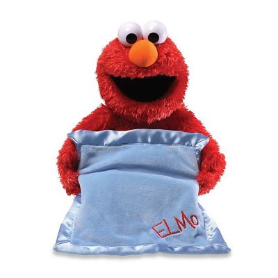 Sesame Street Elmo Fleece Throw Blanket and Buddy Set 