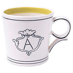 Molly Hatch Monogram Letter "A" 14 oz. Coffee Mug