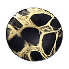 Alternate image 0 for Classic Touch Marbleized Dinner Plates in Black/Gold (Set of 4)