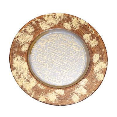 Classic Touch Leopard Charger Plate