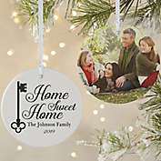 Home Sweet Home 3.75-Inch Matte 2-Sided Personalized Ornament