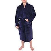 Hudson Home Collection Men and Women Plush Robe