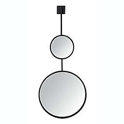 Safavieh Jander 18-Inch x 42-Inch Oval Mirror in Black