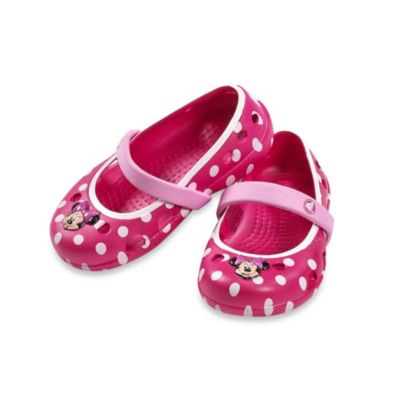 pink minnie mouse crocs