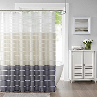 Demi Shower Curtain in Blush. View a larger version of this product image.