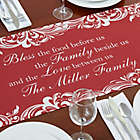 Alternate image 1 for Christmas Blessings Personalized 16-Inch x 120-Inch Table Runner