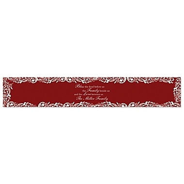 Christmas Blessings Personalized 16-Inch x 120-Inch Table Runner. View a larger version of this product image.