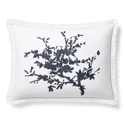 Lauren Ralph Lauren Eva Oblong Throw Pillow in White | Bed Bath & Beyond