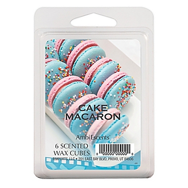 AmbiEscents&trade; Cake Macaron 6-Pack Scented Wax Cubes. View a larger version of this product image.