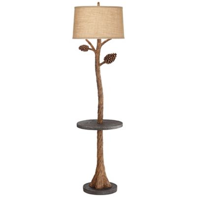 lamp with table attached
