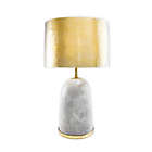 Alternate image 0 for nuLoom Concrete, Aluminum, and Iron Table Lamp with Gold-Plated Drum Shade