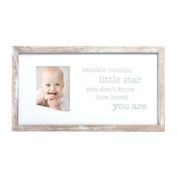 Pearhead&reg; "Twinkle, Twinkle" Picture Frame in White