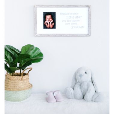 Pearhead&reg; "Twinkle, Twinkle" Picture Frame in White. View a larger version of this product image.