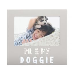 Pearhead® "Doggie" Picture Frame in Grey