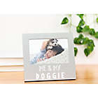 Alternate image 1 for Pearhead&reg; &quot;Doggie&quot; Picture Frame in Grey