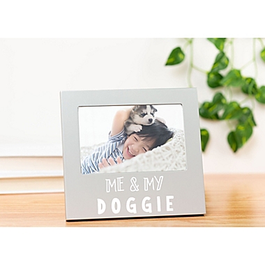 Pearhead&reg; &quot;Doggie&quot; Picture Frame in Grey. View a larger version of this product image.