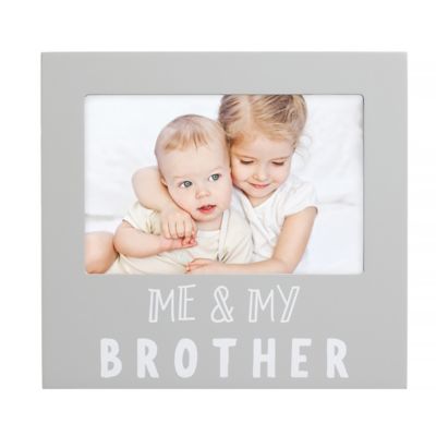 Pearhead&reg; &quot;Brother&quot; Picture Frame in Grey
