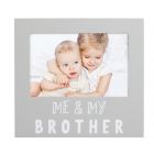 Alternate image 0 for Pearhead&reg; &quot;Brother&quot; Picture Frame in Grey