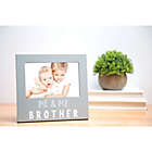 Alternate image 1 for Pearhead&reg; &quot;Brother&quot; Picture Frame in Grey