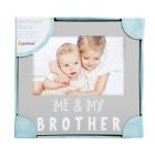 Alternate image 2 for Pearhead&reg; "Brother" Picture Frame in Grey