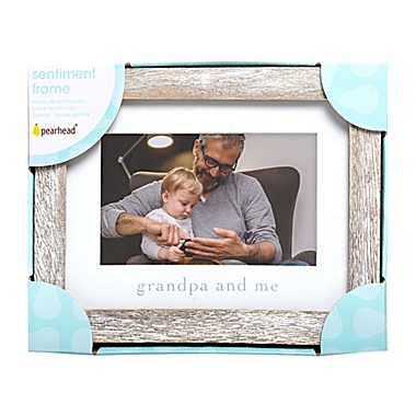 Pearhead&reg; &quot;Grandpa&quot; Picture Frame in White. View a larger version of this product image.
