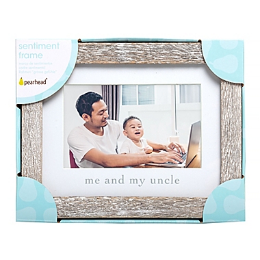 Pearhead&reg; &quot;Me &amp; My Uncle&quot; Picture Frame in White. View a larger version of this product image.