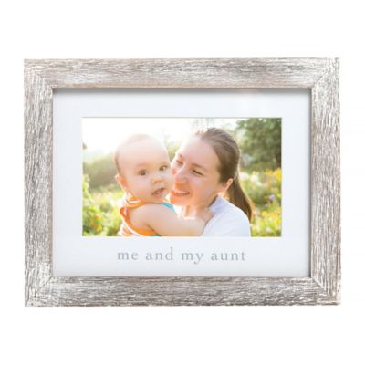Pearhead&reg; "Me &amp; My Aunt" Picture Frame in White