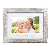 Pearhead&reg; &quot;Me &amp; My Aunt&quot; Picture Frame in White