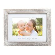Pearhead&reg; "Me &amp; My Aunt" Picture Frame in White