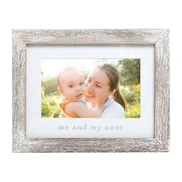 Pearhead® "Me & My Aunt" Picture Frame in White