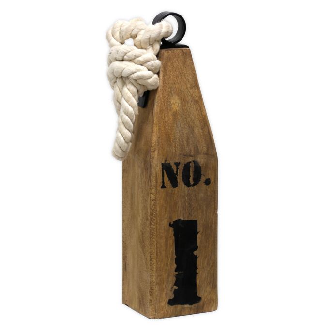 Wooden Buoy Coastal Decorative Accent | Bed Bath & Beyond