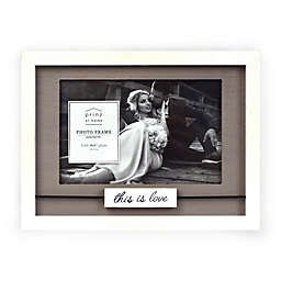 Prinz "This is Love" 4-Inch x 6-Inch Picture Frame in Grey