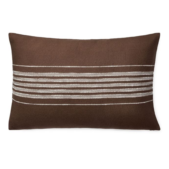Lauren Ralph Lauren Mason Striped Oblong Throw Pillow In Brown