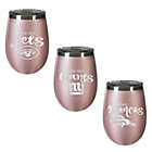 Alternate image 0 for NFL 12 oz. Rose Gold Insulated Wine Tumbler Collection