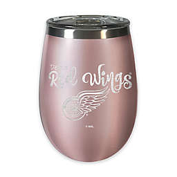 NHL Detroit Red Wings 12 oz. Rose Gold Insulated Wine Tumbler