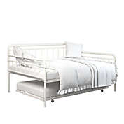 Wallace Full Daybed with Trundle in White