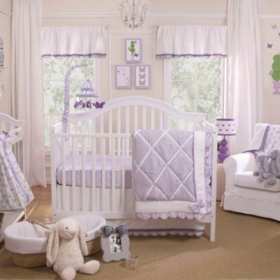 lilac baby bedding sets