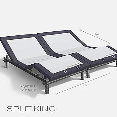 Cariloha&reg; Adjustable Comfort Split King Bed Base. View a larger version of this product image.