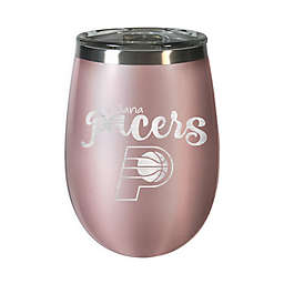 NBA Indiana Pacers 12 oz. Rose Gold Insulated Wine Tumbler